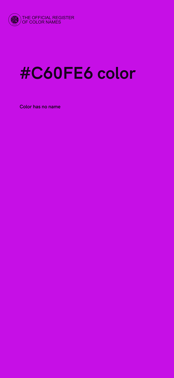 #C60FE6 color image