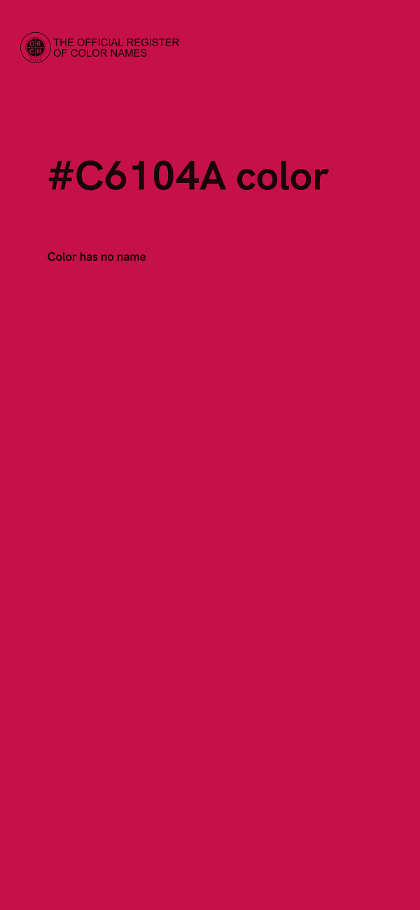 #C6104A color image