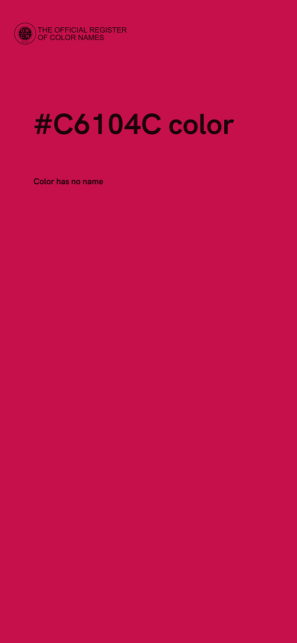 #C6104C color image