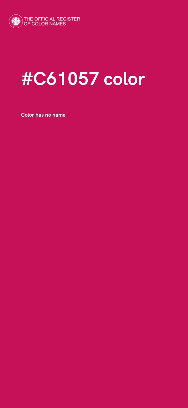 #C61057 color image