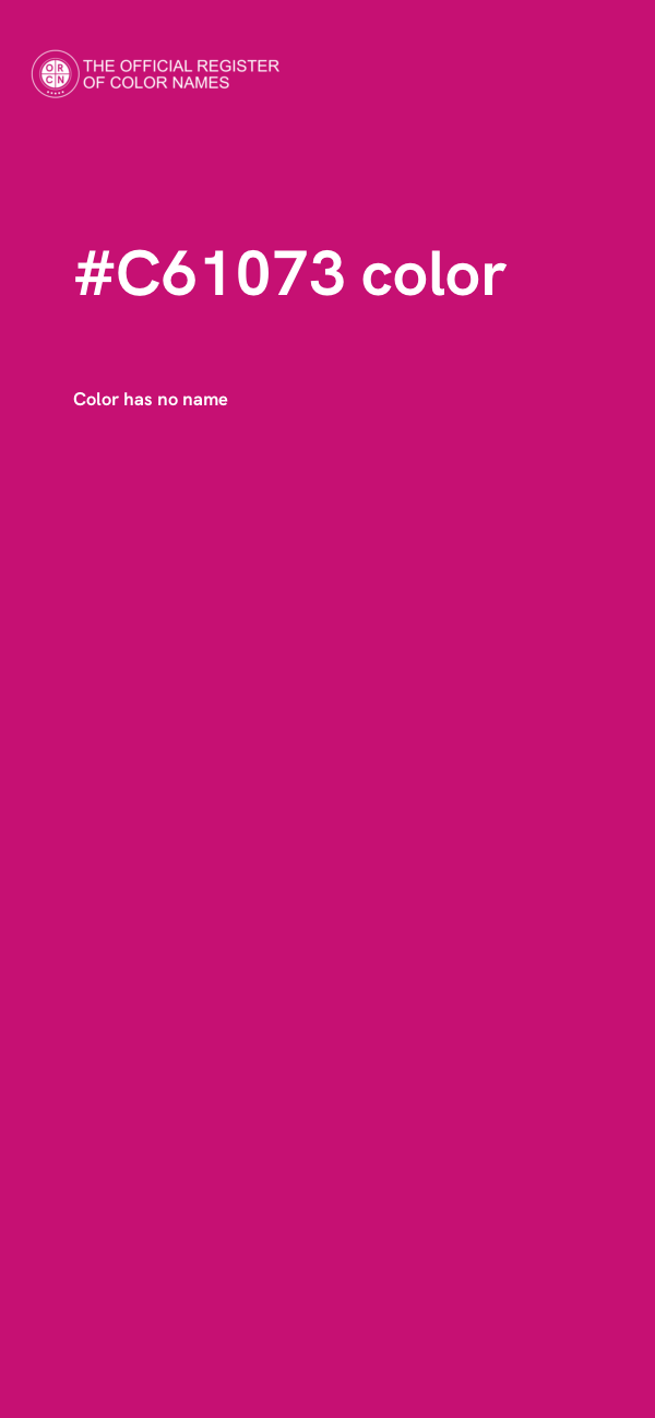 #C61073 color image
