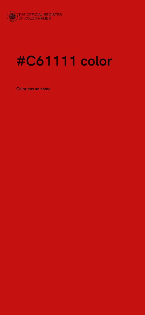 #C61111 color image