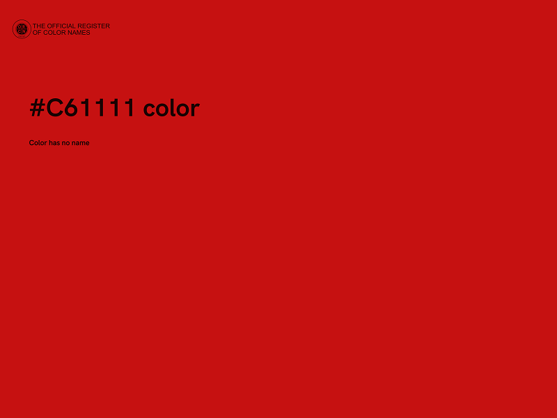 #C61111 color image