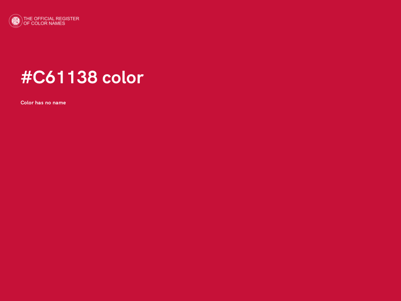 #C61138 color image