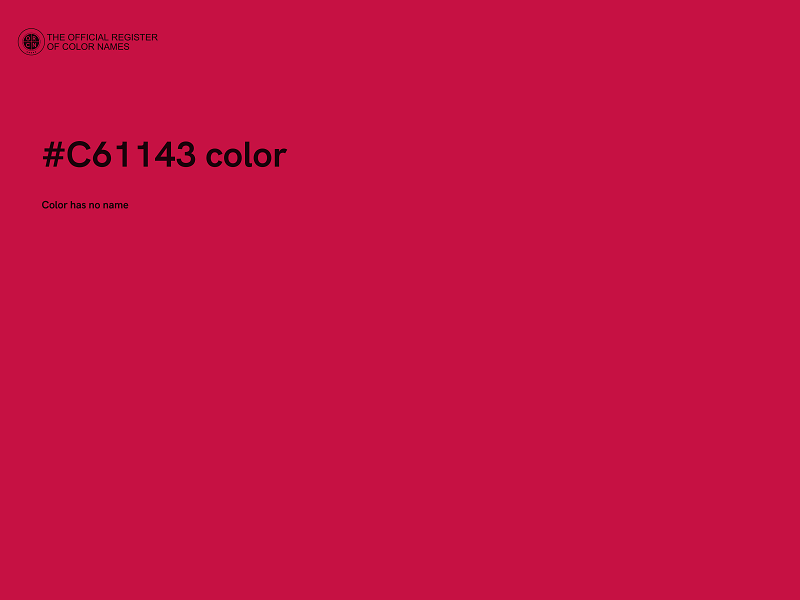 #C61143 color image