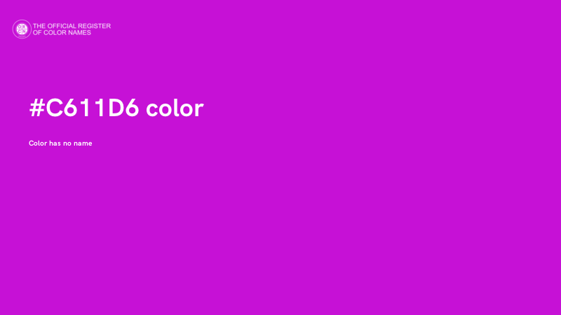 #C611D6 color image