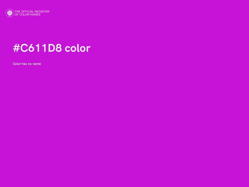#C611D8 color image