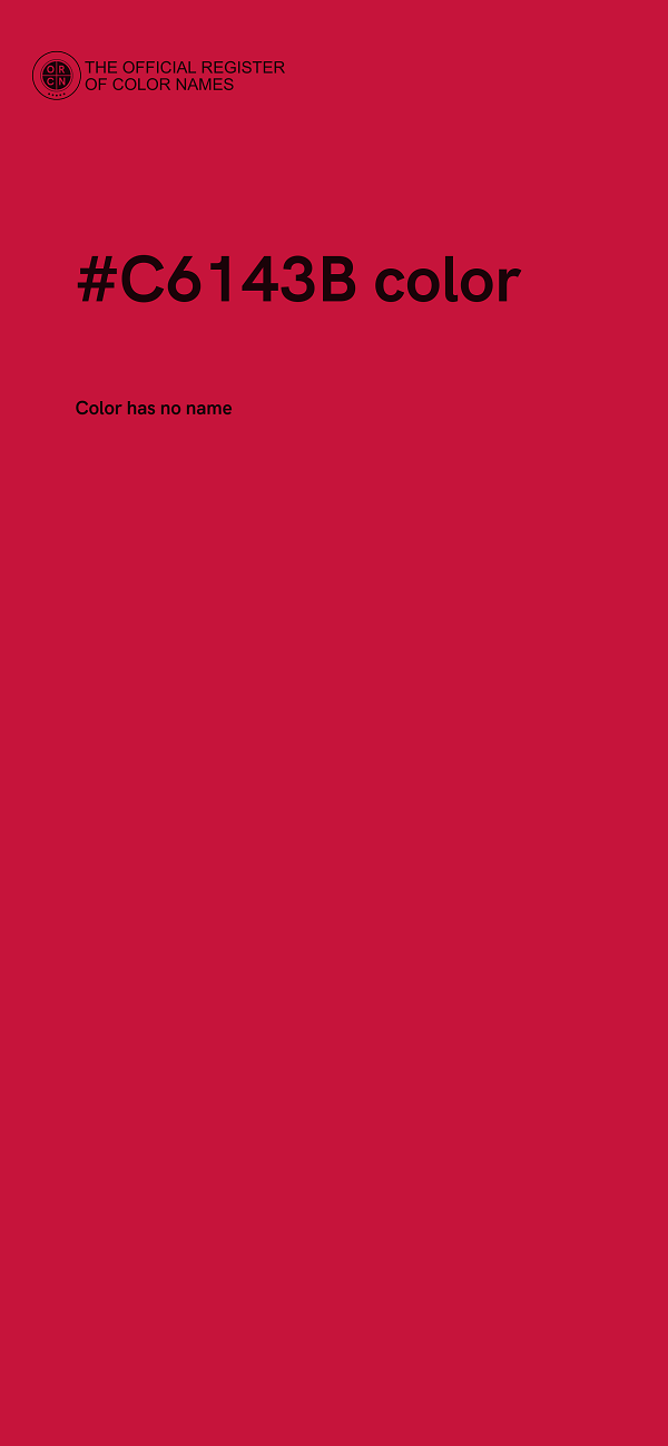 #C6143B color image