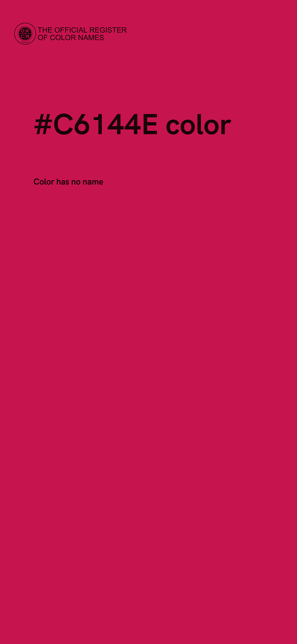 #C6144E color image
