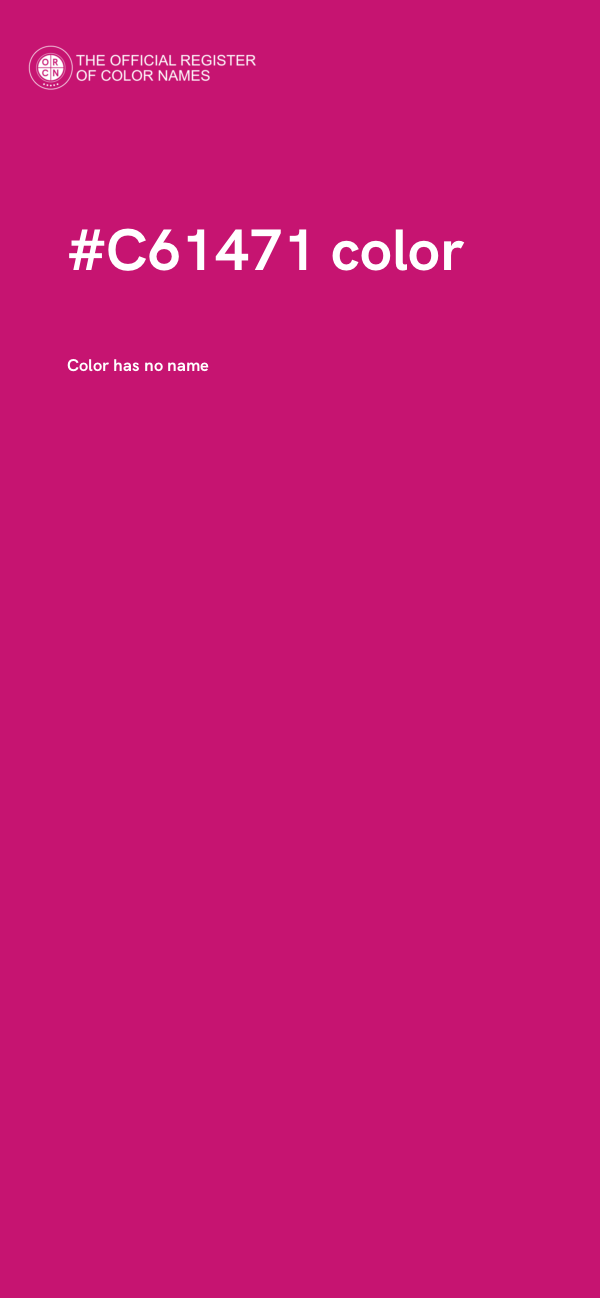 #C61471 color image