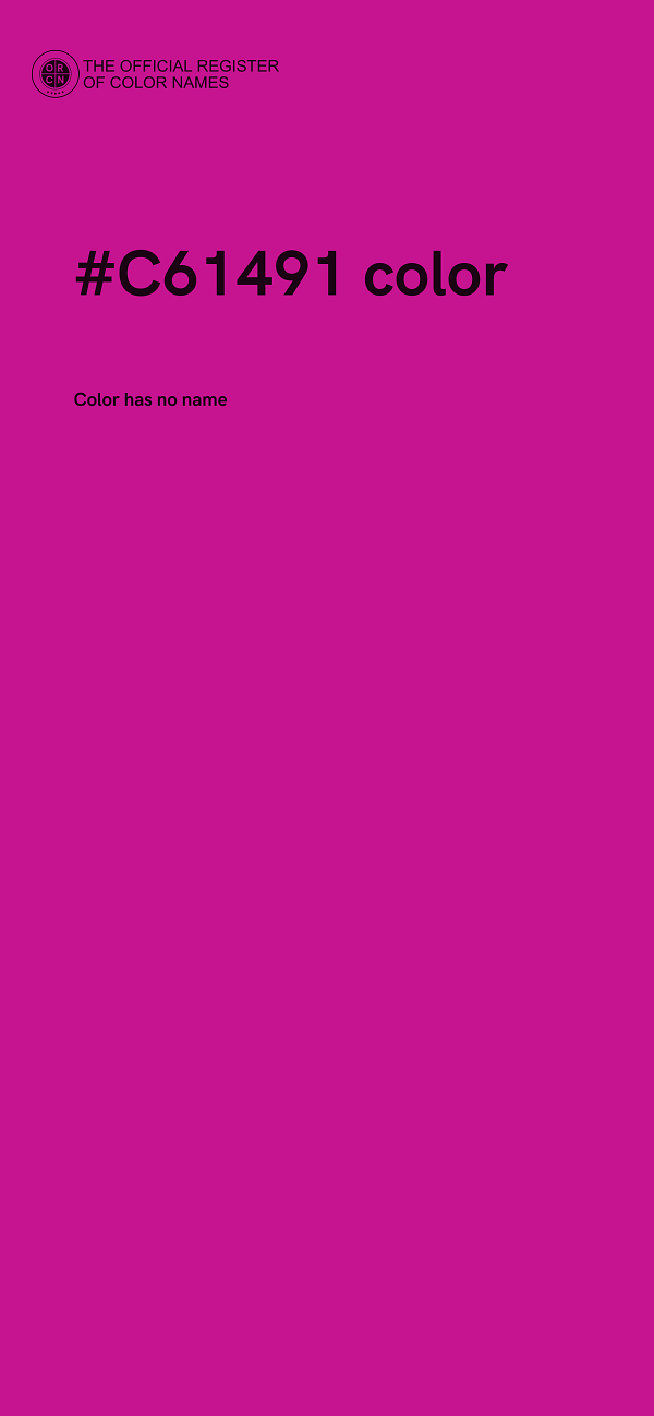 #C61491 color image