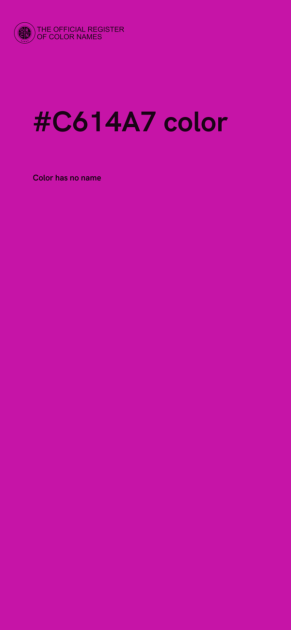 #C614A7 color image
