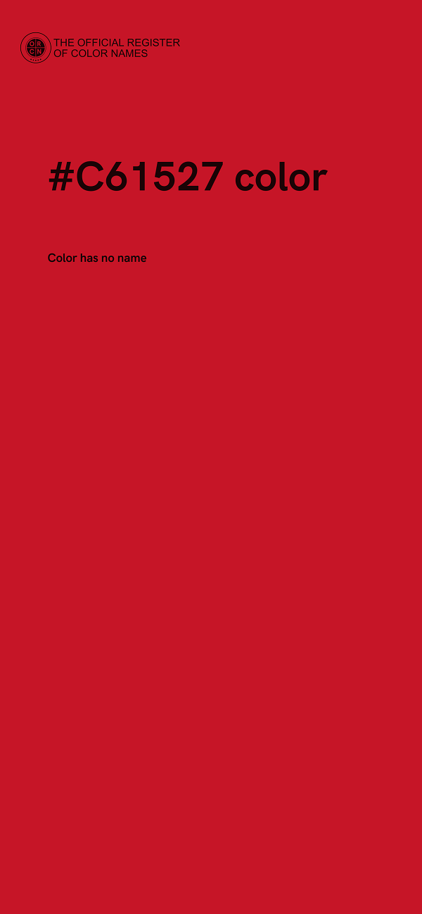#C61527 color image