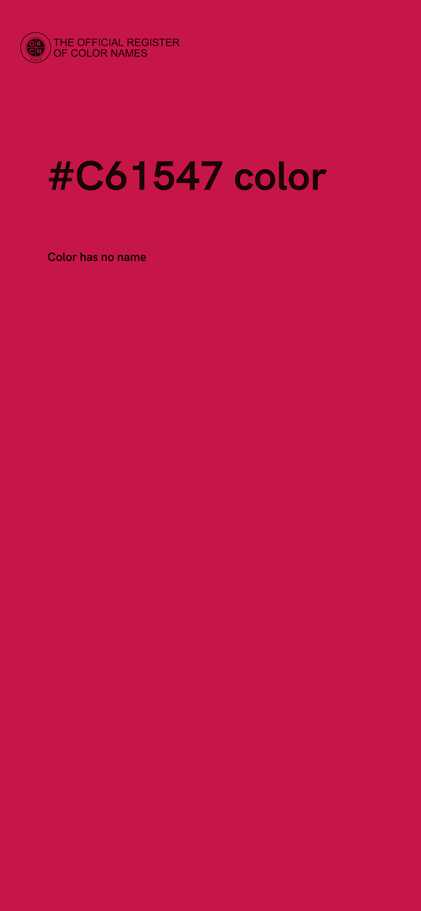#C61547 color image