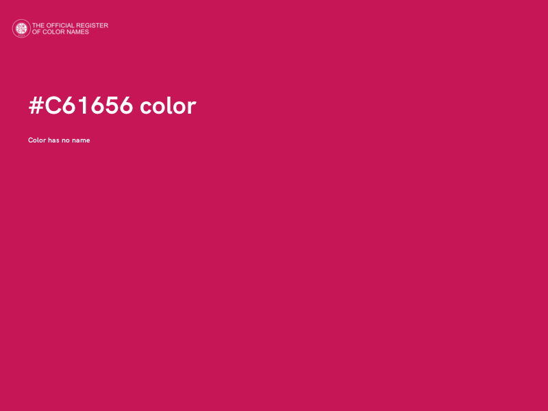 #C61656 color image