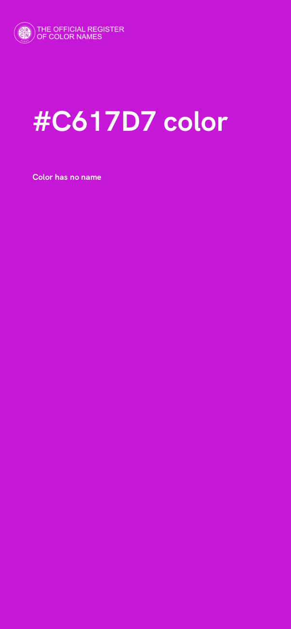 #C617D7 color image