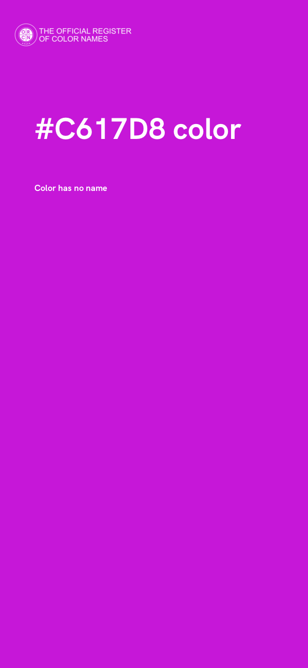 #C617D8 color image
