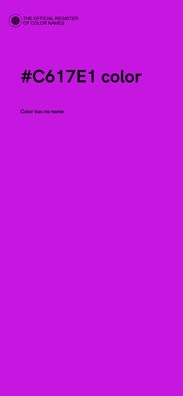 #C617E1 color image