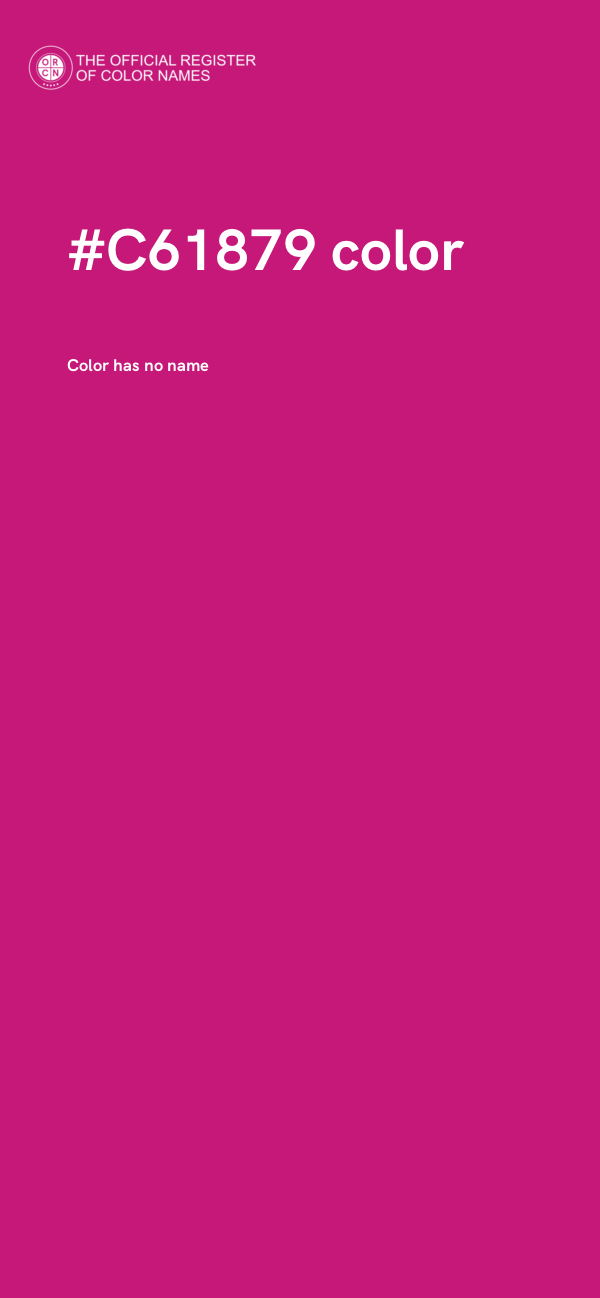 #C61879 color image