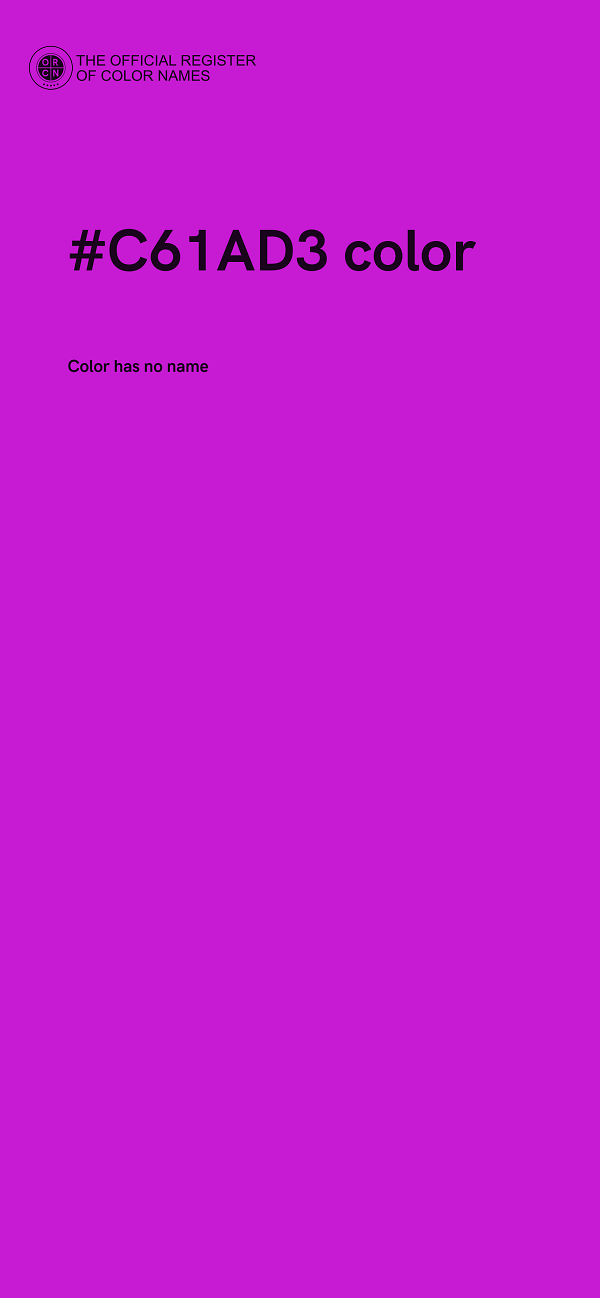 #C61AD3 color image