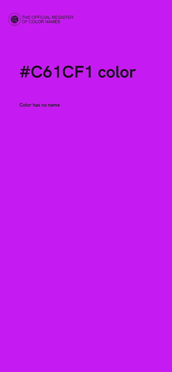 #C61CF1 color image