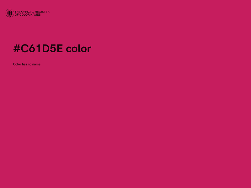 #C61D5E color image