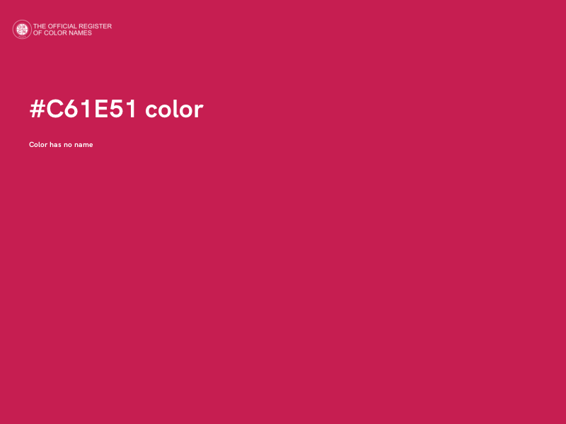 #C61E51 color image