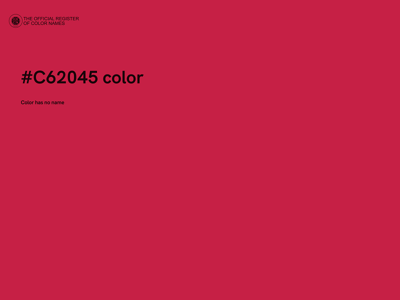 #C62045 color image