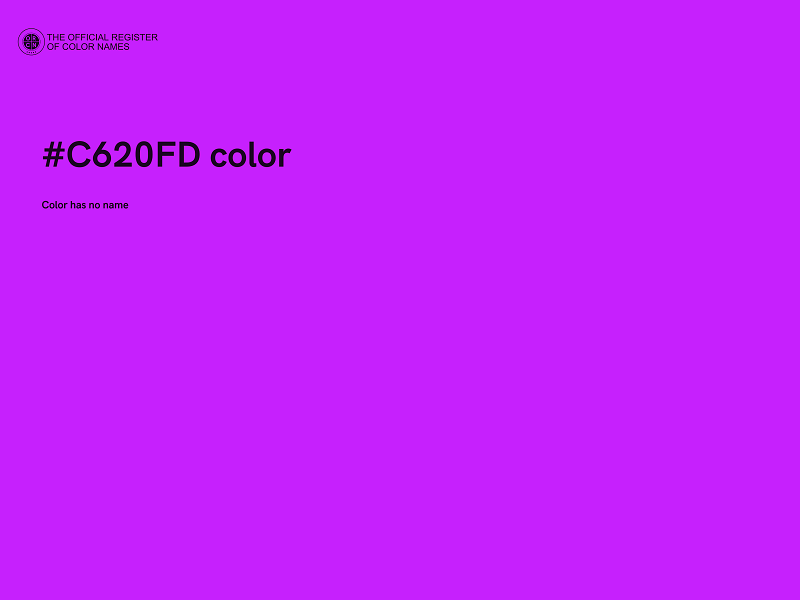 #C620FD color image