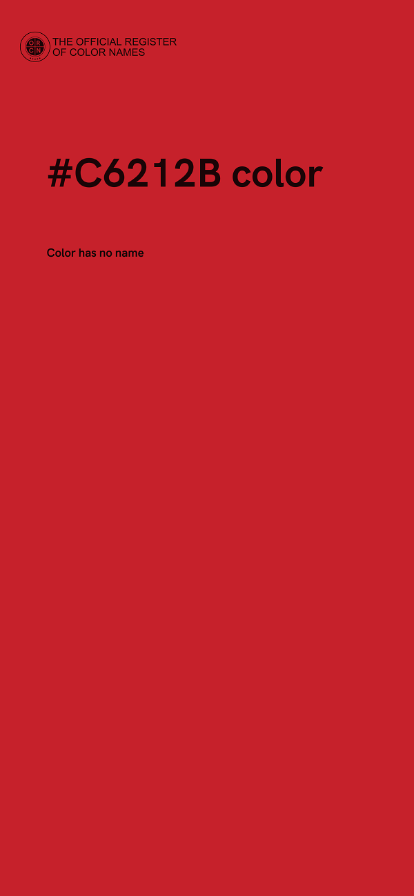 #C6212B color image