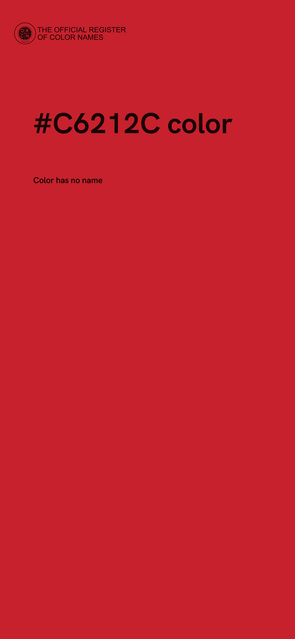 #C6212C color image