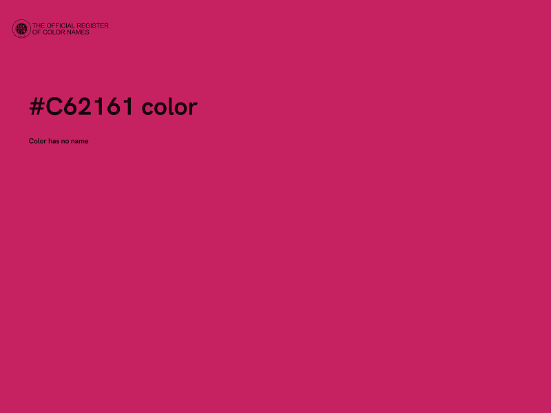 #C62161 color image