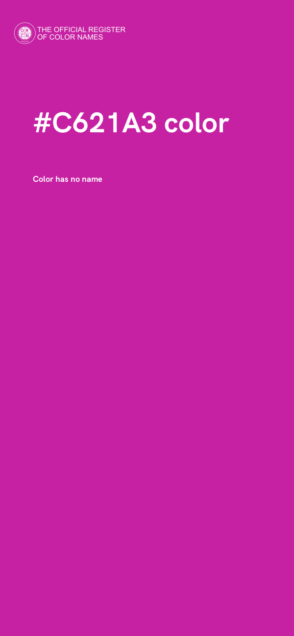 #C621A3 color image