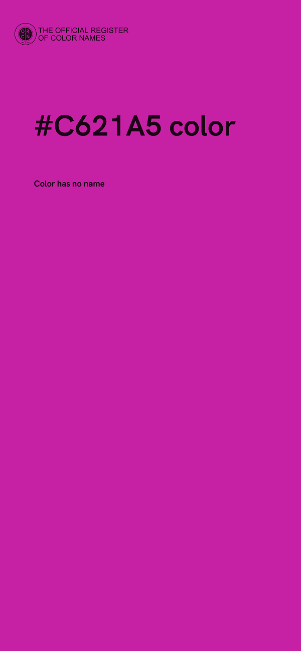 #C621A5 color image