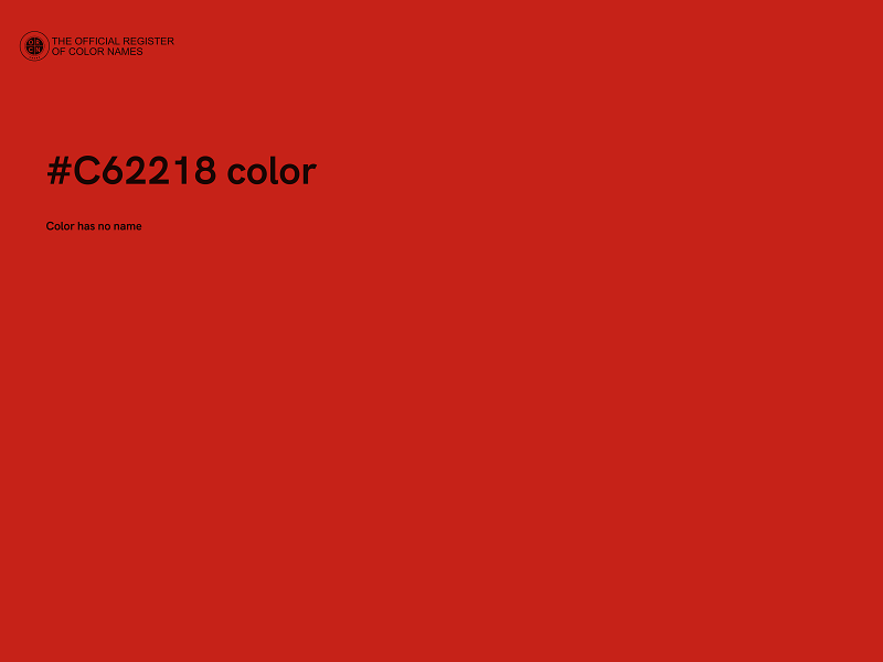 #C62218 color image