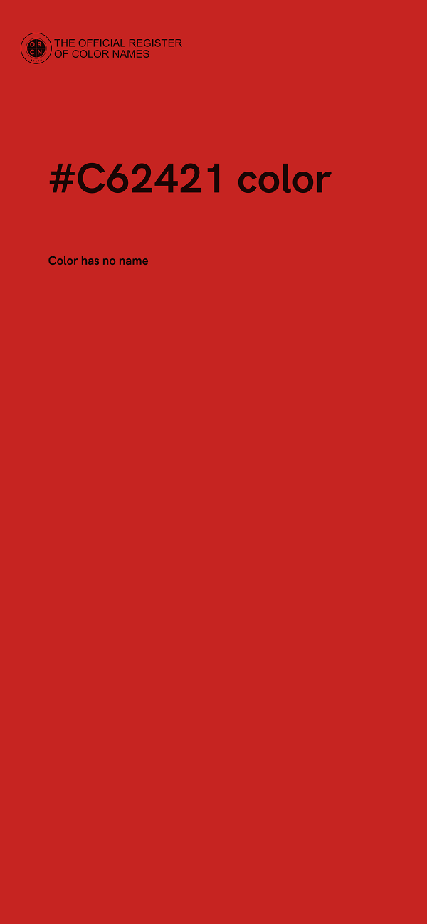 #C62421 color image