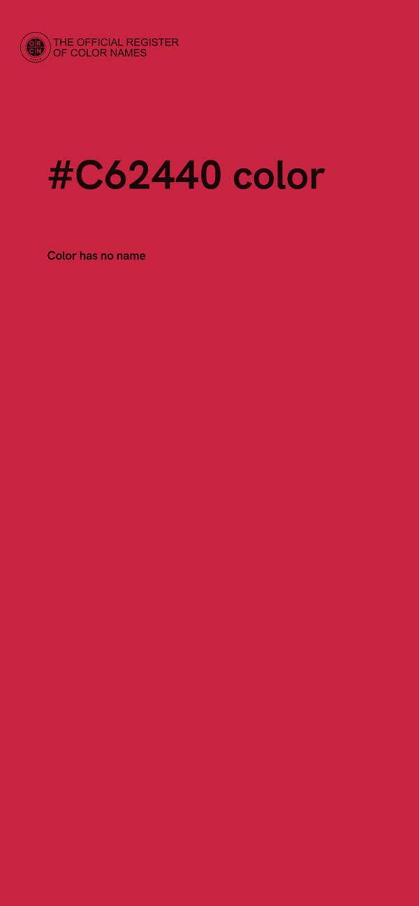 #C62440 color image