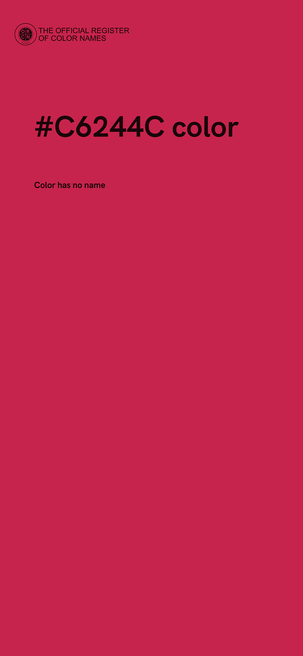 #C6244C color image