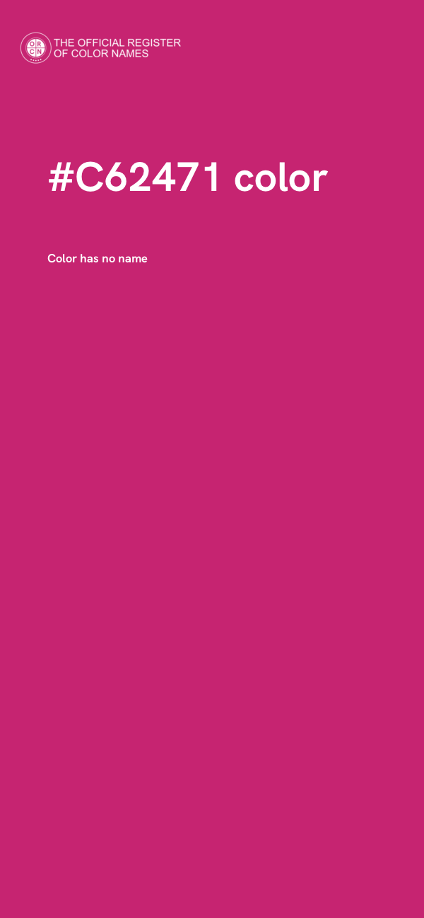 #C62471 color image
