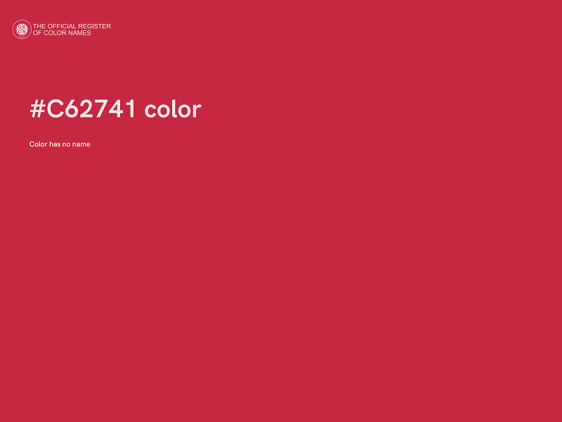 #C62741 color image