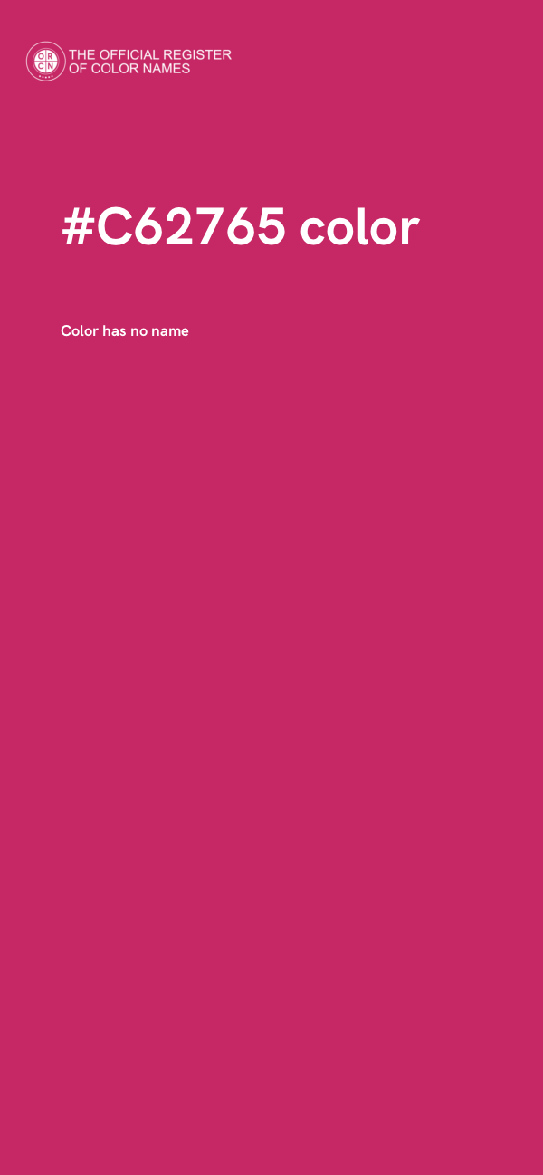 #C62765 color image