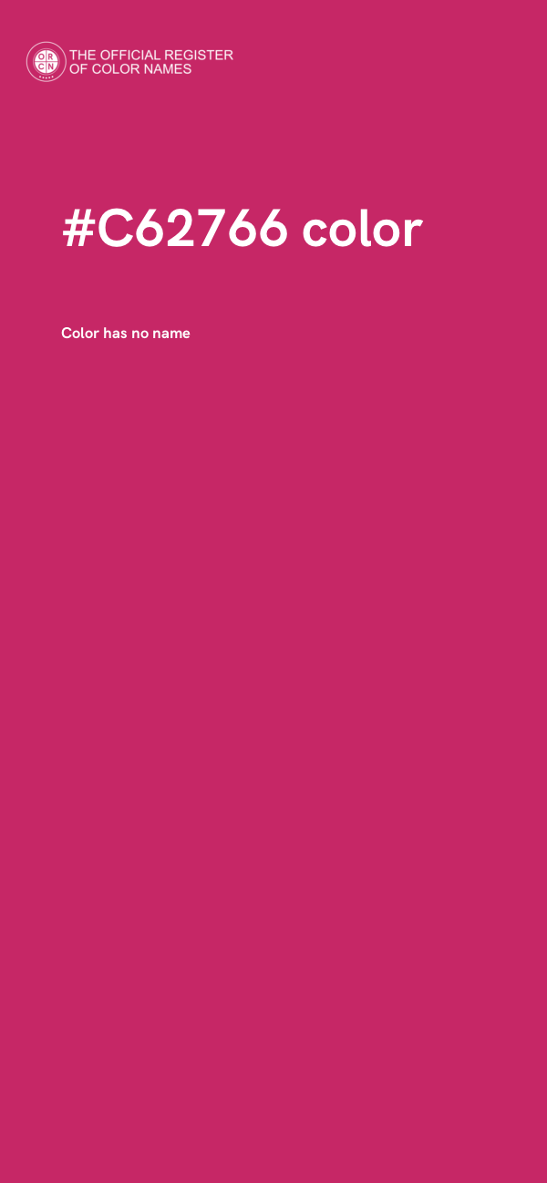 #C62766 color image