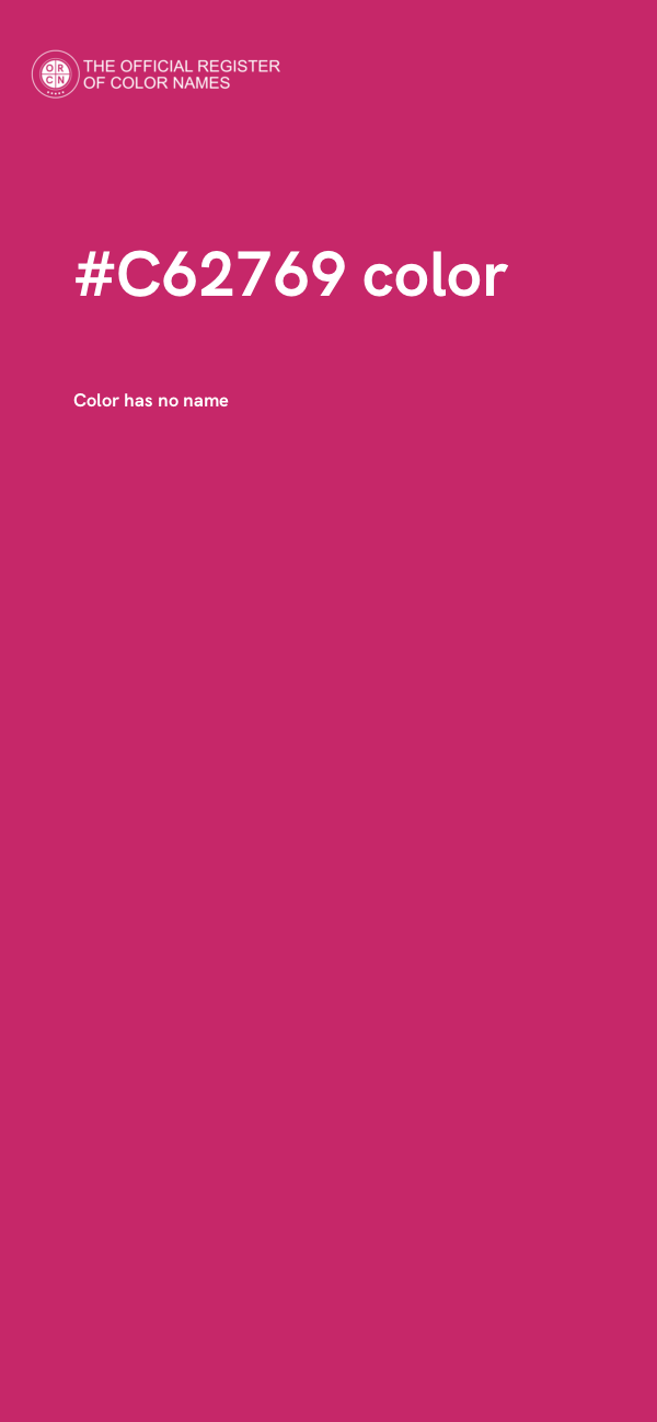 #C62769 color image