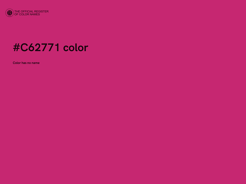 #C62771 color image