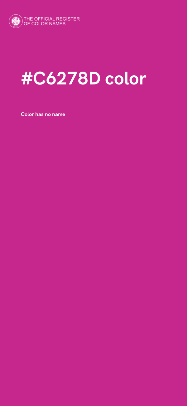 #C6278D color image
