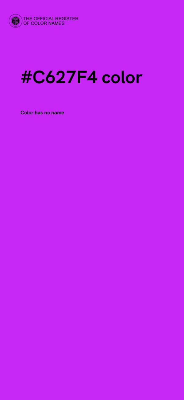 #C627F4 color image