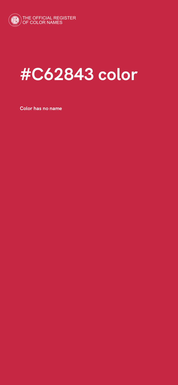 #C62843 color image
