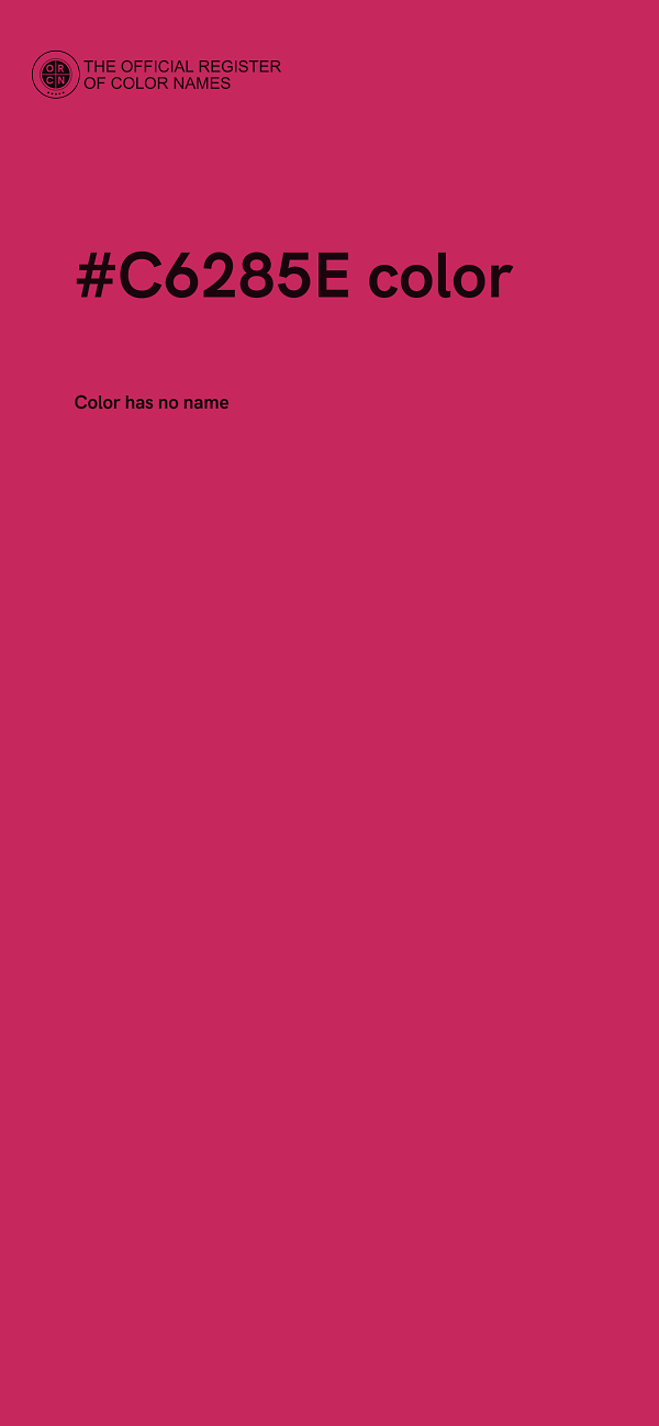 #C6285E color image
