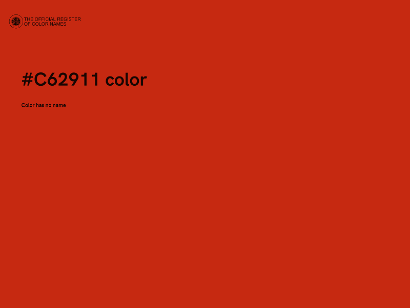 #C62911 color image