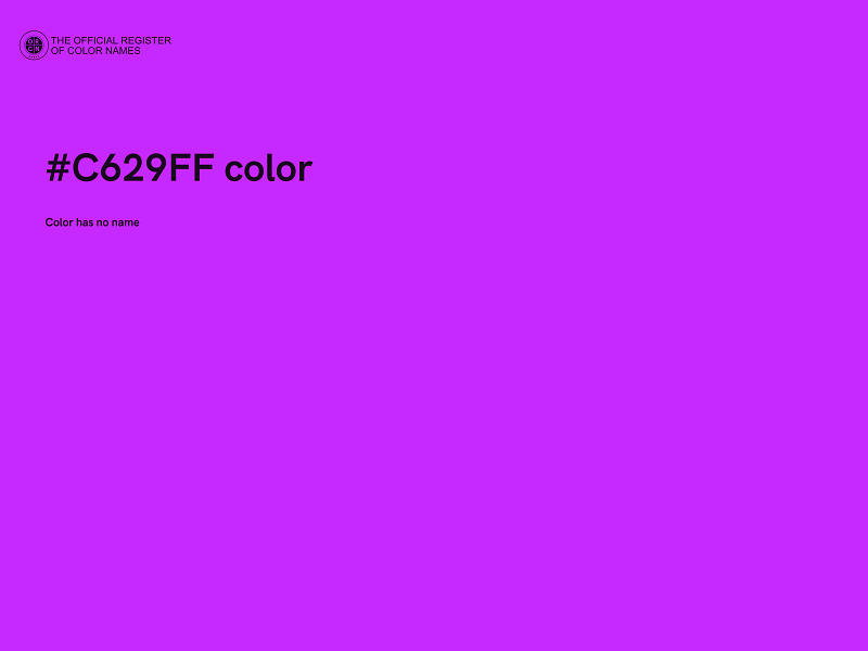 #C629FF color image